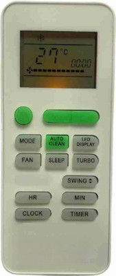 NixGlobal 175V AC Remote Compatible for VIDEOCON AC Remote Controller(White)