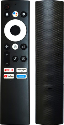 ERNIL (Voice) Smart Tv Remote Tv Remote Compatible for JSW50GSUHD JSWY32GSHD Sansui LED Smart TV Remote (Your Old Remote Must be Exactly Same) Remote Controller(Black)