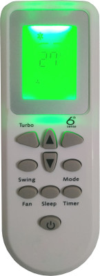 LipiWorld 84 6th Sense AC Remote With Display Light Backlight Compatible For  Whirlpool AC Remote Controller(Grey)