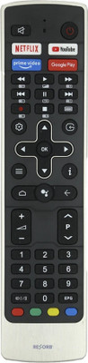 RESORB LED 433 Compatible for VU Smart RM-L1661 LED Smart TV mode EN2BQ27V EN2BX27V ERF3F69V ERF3C70V EN3C39V ER-22645V ER-33906V Remote Controller(Black)