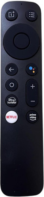 Hybite Bluetooth Voice Remote Compatible for One-Plus LED Smart 4k TV (Please Match Old Remote) OnePlus Voice Remote Controller(Black)