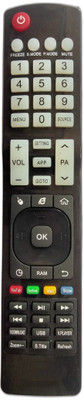 MASE Replacement CH.LED-122 Assemble Brands TV Remote Controller(Black)