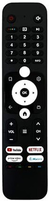 Rohit Electronics Remote Compatible for Haier Smart TV LCD/LED (Non Voice) (EXACTLY SAME REMOTE WILL ONLY WORK) Remote Controller(Black)