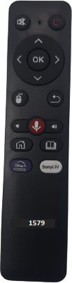 Akshita 1579 TV Smart LED LCD TV Remote Control Without VOICE WESTON Remote Controller(Black)