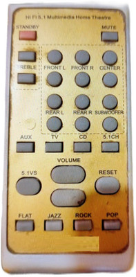 HDF Remote Control Compatible for Philips MMS 5.50i/S-1719 Multimedia Home Theater Philips MMS 5.50i/S-1719 Multimedia Home Theater Remote Controller(Golden)