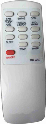 NixGlobal 54B Remote Compatible with NEUROFUZZY / NAPOLEAN / YOKO AC Remote Controller(White)
