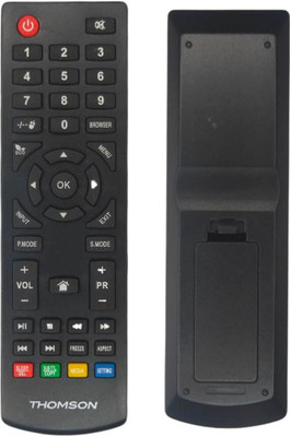 Gezok TV Remote LED TV COMPATIBLE WITH Thomson, Thomson TV Remote Controller(Black)