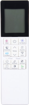 Narayan enterprises Hitachi Split Remote Compatible of  Split Inverter Ac Remote Ice Clean Eco Technology Hitachi Remote Controller(White)