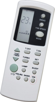 ERNIL AC Remote Compatible for Voltas Split/Window AC 31A (With ION Button)(Exactly Same Remote Will Only Work) Remote Controller(White)
