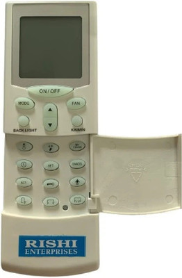 RISHI ENTERPRISES THIS REMOTE IS COMPATIBLE FOR AC REMOTE WITH BACK LIGHT (168-IU) HITACHI Remote Controller(White)