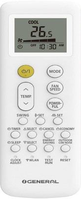 Kritex 252 AC Remote Compatible for O General AC Remote Control Remote Controller(White)