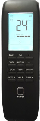 LipiWorld AC Remote Control With Backlight Display Light Compatible For  IFB AC Remote Controller(Black)