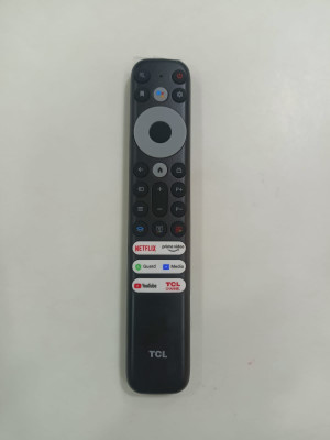 Woniry Remote control compatible for TCL Smart TV remote With voice function Tcl Remote Controller(Black)