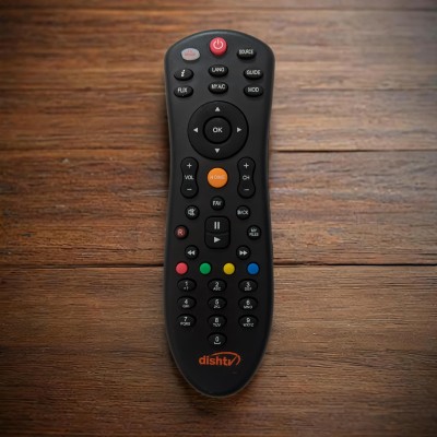 Narayan enterprises Remote compatible with Dish Tv Set-top Box 001 Dish TV Remote Controller(Black)