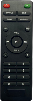 Xpecial IT-6050 SUF BT IT 5.1 XV CRAZE SUF RC-12 Remote Compatible for INTEX HOME THEATER MULTIMEDIA SYSTEM Remote Controller(Black)