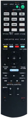 7SEVEN Compatible for Sony Home Theatre Remote Control Original RM-AAU116 Model Suitable for AV Systems and Amplifiers - Match Exactly with Each Keys - Remote Controller(Black)