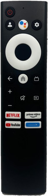 Kritex Compatible for Thomson LED TV Remote (Without Voice) Remote Controller(Black)