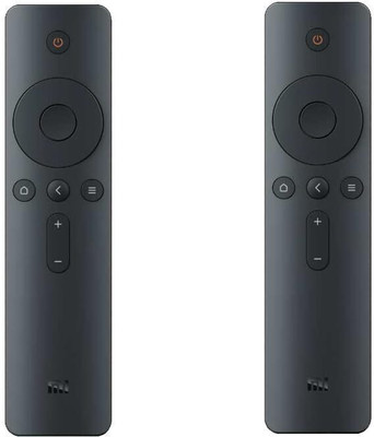 Mi Redmi Remote (Pack of 2) 4A LCD LED Smart TV Remote Control Compatible for Smart TV MI Remote Controller(Black)