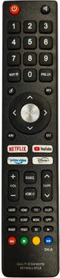 SKYNEU Compatible for SKYWALL Skylive Foxsky LED LCD TV Smart TV Remote 43FSFHS (Exactly Same Remote Will Only Work)(Non-Voice) Remote Controller(Black)