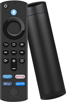 Tech Vibes 3rd Generation FireStick Remote Replacement Of Original Amazon Alexa Fire Tv Stick 3rd Gen Remote Controller(Black)