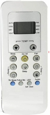 Ethex ® Re-148A Ac Remote compatible for Carrier Ac Remote control (Match all functions with your Remote before placing order) Remote Controller(White)