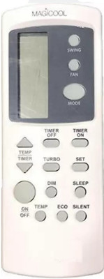 Ethex Re-210 compatible for  Air Conditioner Remote Control Whirlpool Remote Controller(White&black)