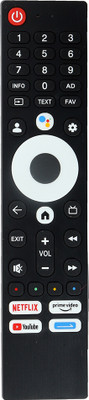 RESORB LED 688 VOICE Voice remote is compatible for LED LCD TV Remote SANSUI, LLOYD,ONIDA, COOCAA, Skyworth TV 50UE7600 Remote Controller(Black)
