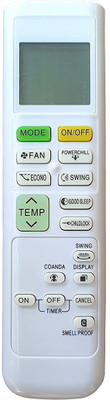 BhalTech 214A AC Compatible for  DAIKIN AC Remote Controller(White)