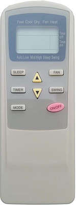 LipiWorld 41 AC Remote Control Compatible For ELECTROLUX AC Remote Controller(White)