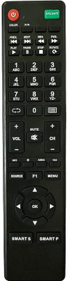 HDF Replacement Remote Control Compatible for Intex Led Smart Tv Intex Led-3221, Led-3226 INTEX Led Smart Tv-3226 Remote Controller(Black)