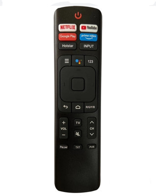 Sugnesh ®78 N TV REMOTE Compatible for Vu Smart TV LCD/LED Remote Control (Macthing with Old Remote,same Remote will Only work) Remote Controller(Black)