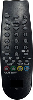 Akshita PH15 TV Compatible For CRT TV Remote Control PHILIPS Remote Controller(Black)