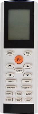 RESORB RE 193 VOLTAS GREE X-FAN Compatible for Midea, Voltas and Lloyd Air conditioner Remote Controller(White)