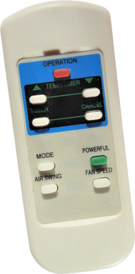 Ehop EA-ARM016 Compatible Remote control for AC with Powerful Function AC-29A Panasonic Remote Controller(White)