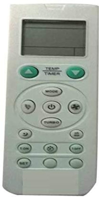 InheriTech Remote for Carrier  Model -50 R14/CE, White, No Setup AC Remote Controller(Black)