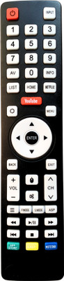 MechFox Television Remote Control Compatible for LED/LCD TV | RM-90B | OSCAR Remote Controller(Black)