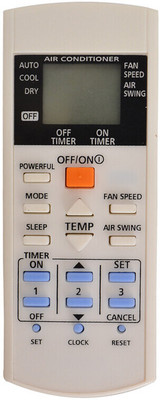 RESORB RE 29C With sleep buttons AC Remote Control Compatible for Split AC Remote Compatible for Panasonic Air Conditioner Remote Controller(White)