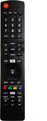ERNIL Chinese Smart TV Remote Compatible For MrPlus Chinese Assembled Mr Plus LED LCD TV Remote (Same Remote Will Only Work) Remote Controller(Black)