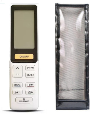 Ethex C-37 Re-243 Remote With cover (Remote+Cover) Ac Remote compatible for Haier Ac Remote Controller(White)