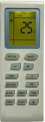 Woniry AC Remote No. 18 (with Backlight), Compatible for  AC Remote Onida Remote Controller(White)
