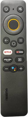 Harsh Enterprises Suitable for Realme LED Realme smart TV Remote Controller(Black)