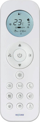 RESORB RE 301 Compatible for Bluestar inverter split smart wifi series 1 1.5 ton AC remote model l BI-IC518YNUR SAC IC524DNUR Remote Controller(White)