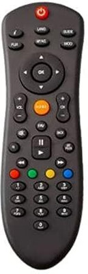 Tech Vibes Remote Compatible with  TV SD/HD DTH with Recording Set Top Bo All Dish Remote Controller(Black)
