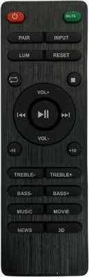 Topmarque Home Theater Remote Control Compatible For Boat Home Theater Remote Control BOAT Remote Controller(Black)