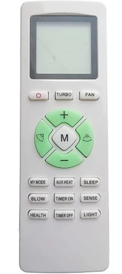 RISHI ENTERPRISES THIS REMOTE IS COMPATIBLE FOR  AC REMOTE(233-QW) LLOYD Remote Controller(White)