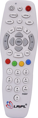 LRIPL Remote Control Compatible for  HD+ Plus with Recording Feature Smart. Tata Sky Remote Controller(White)