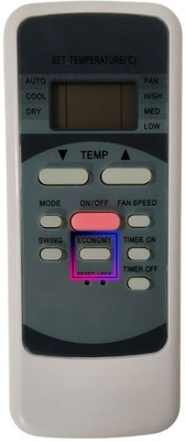 Technology Ahead Compatible for Hitachi AC Remote 12 Economy Model Lloyd and Window Backlight Hitachi AC, Lloyd AC, Window AC Remote Controller(White)