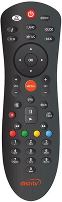Rohit Electronics Remote Compatible for Dish tv Set top Box dish Tv Remote Controller(Black)
