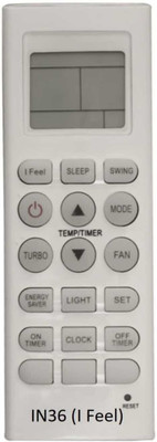 Paril Ac- REMOTE COMPATIBLE FOR  AC LLOYD IFEEL Remote Controller(White)