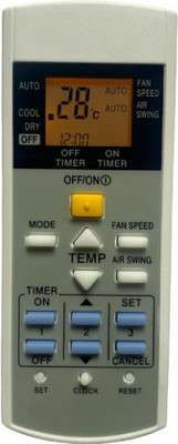 NixGlobal 29 & 86 Remote Compatible for PANASONIC AC Remote Controller(White)